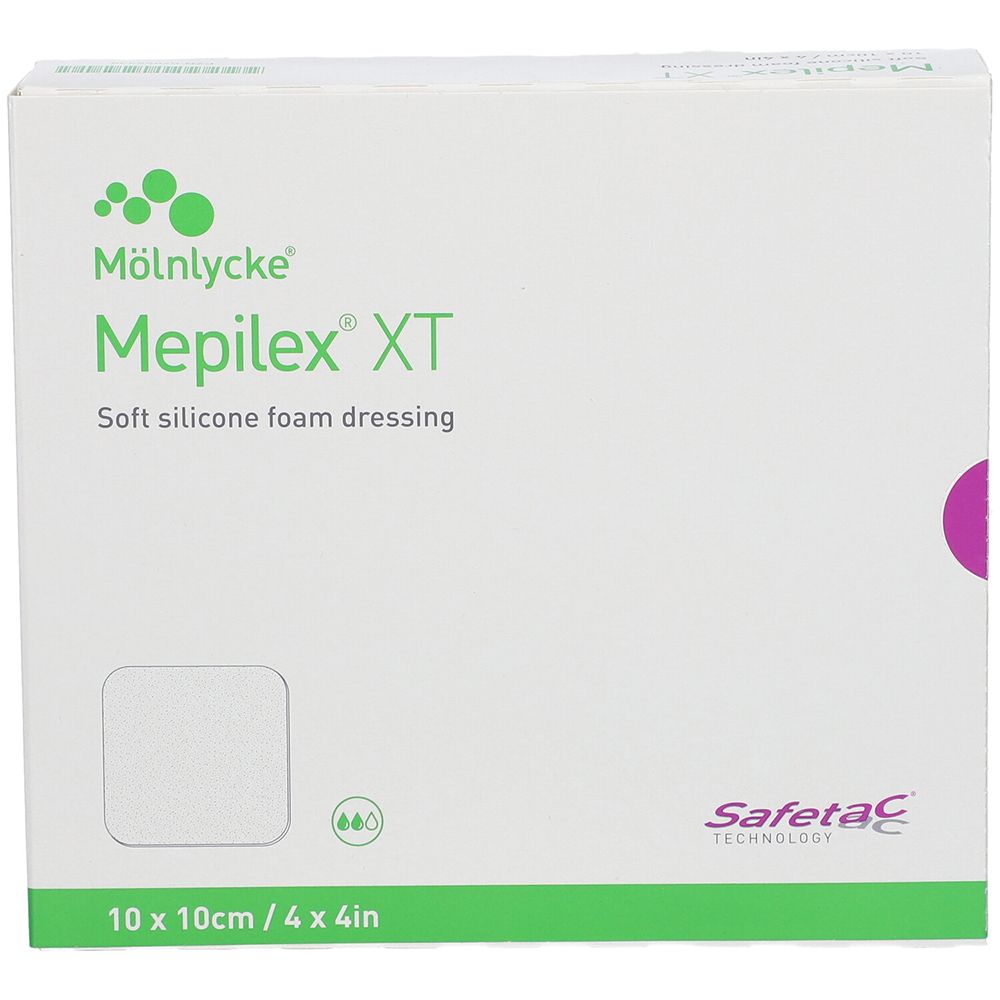Mepilex XT 10x10 cm Schaumverband 5 St Verband