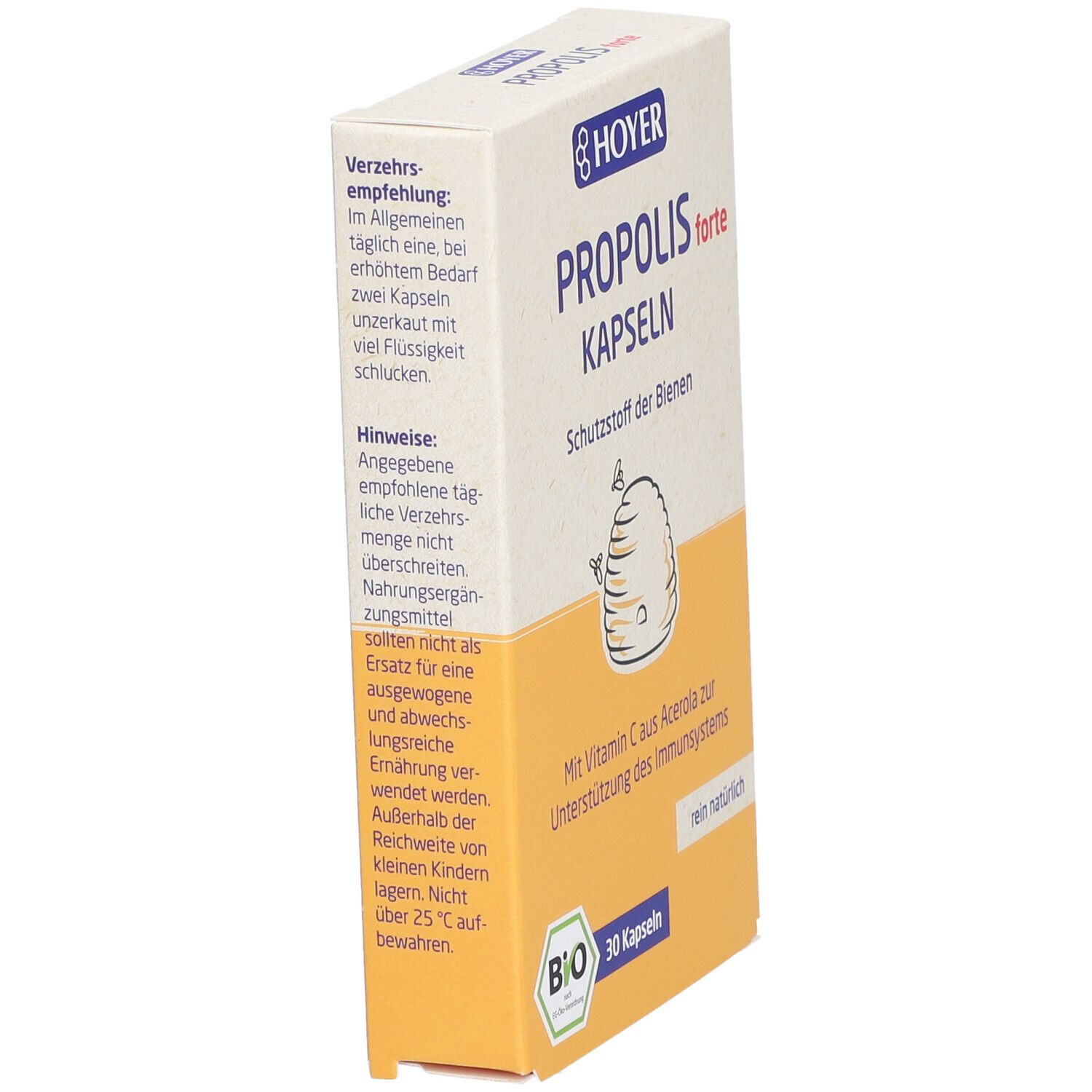 Hoyer Propolis forte Kapseln Bio 30 St