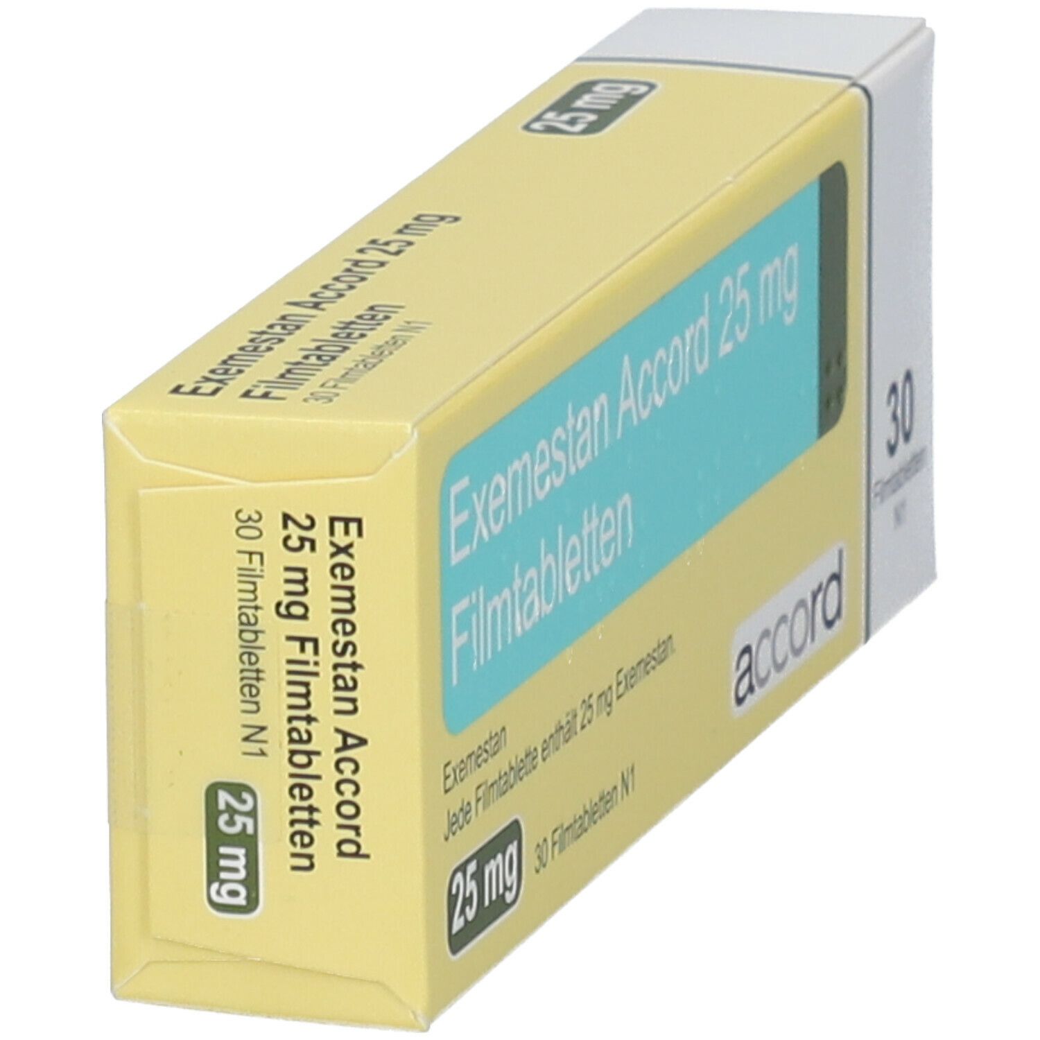 Exemestan Accord 25 mg Filmtabletten 30 St