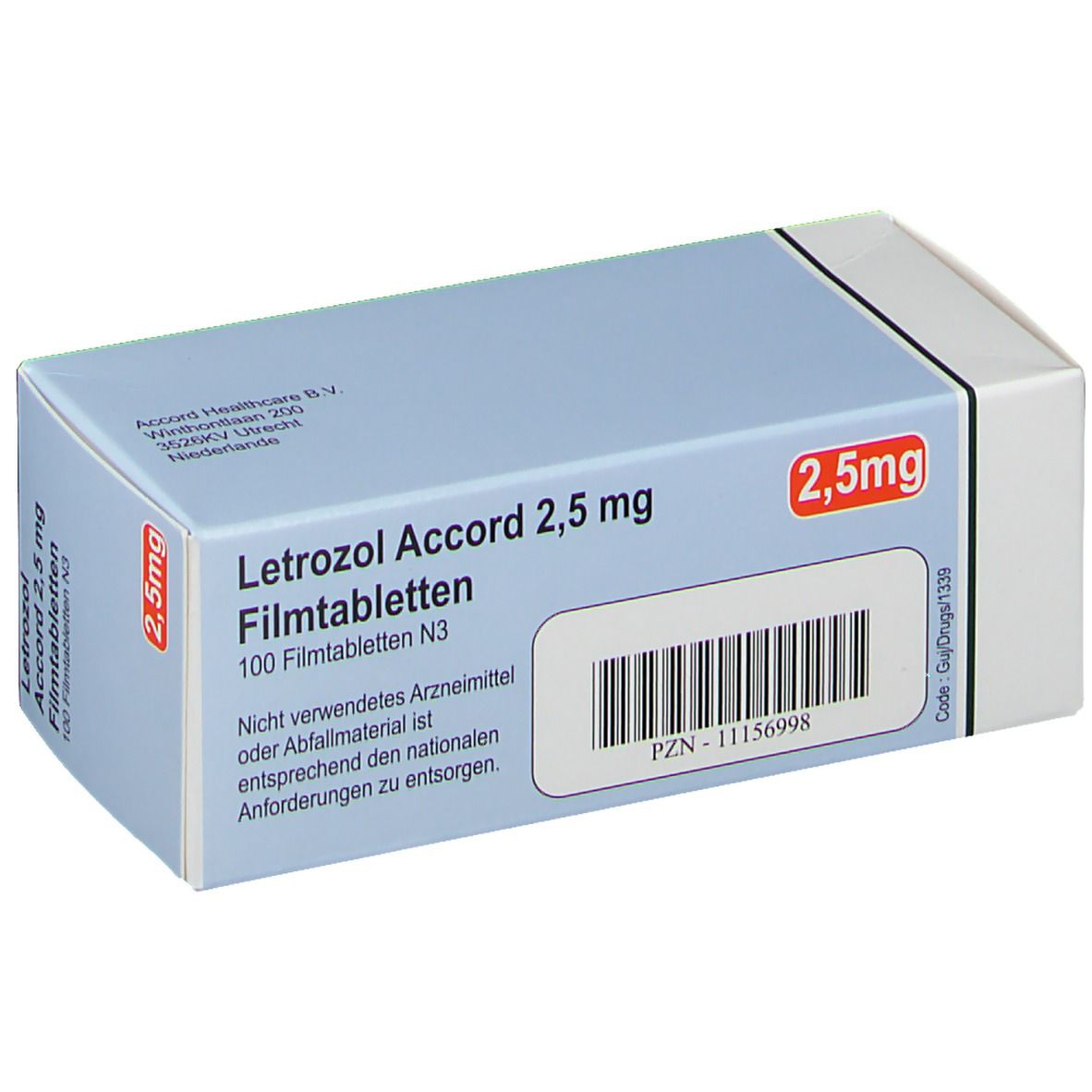 Letrozol Accord 2,5 mg