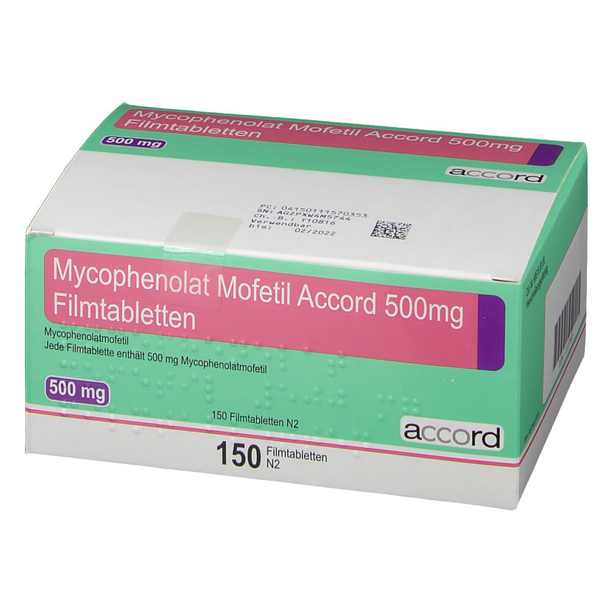 Mycophenolat Mofetil Accord 500 mg