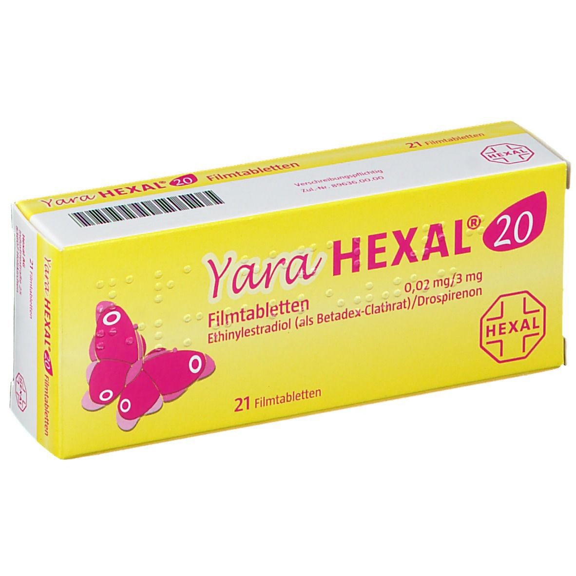 Yara Hexal 20 0,02 mg/3 mg Filmtabletten 21 St