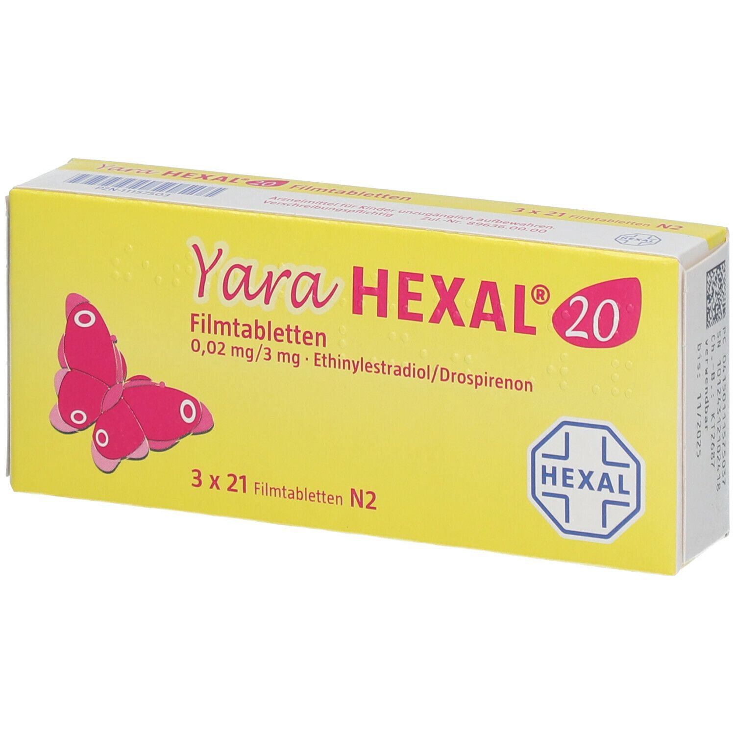 Yara HEXAL® 20 0,02 mg/3 mg