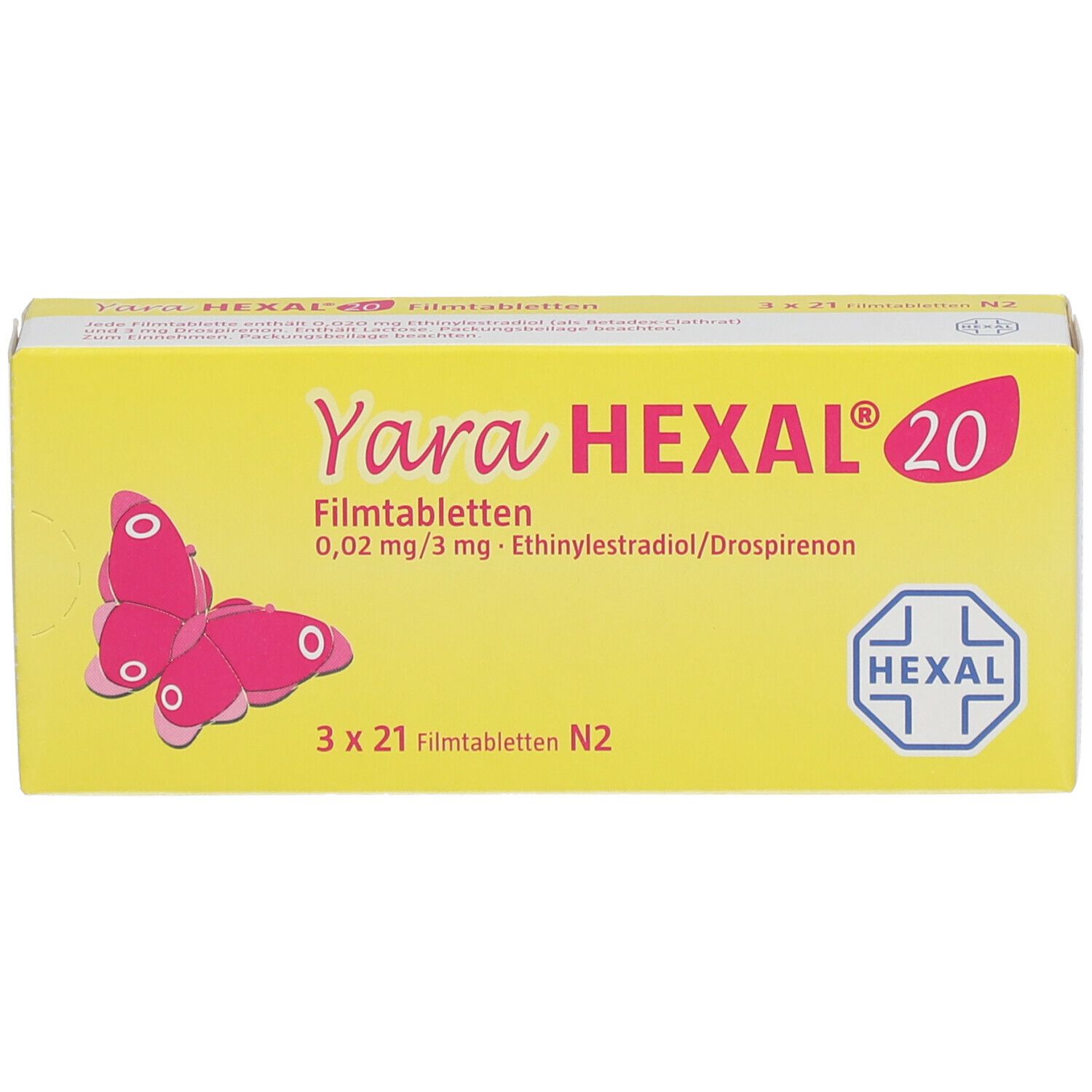 Yara HEXAL® 20 0,02 mg/3 mg