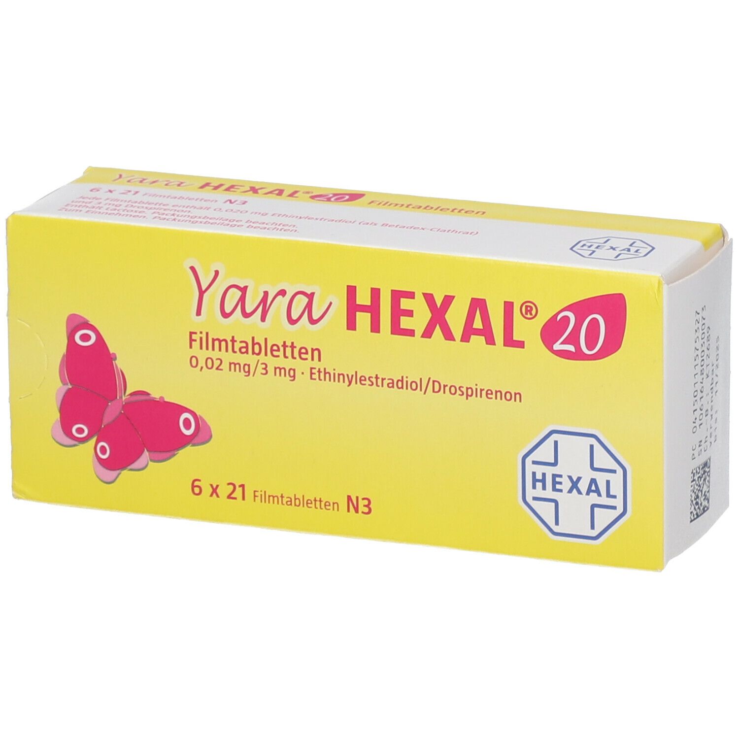 Yara HEXAL® 20 0,02 mg/3 mg