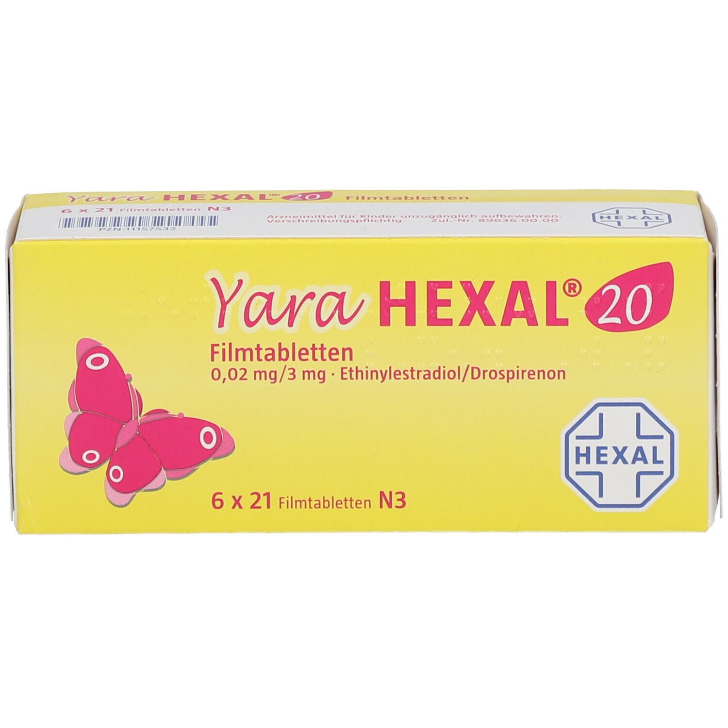 Yara HEXAL® 20 0,02 mg/3 mg