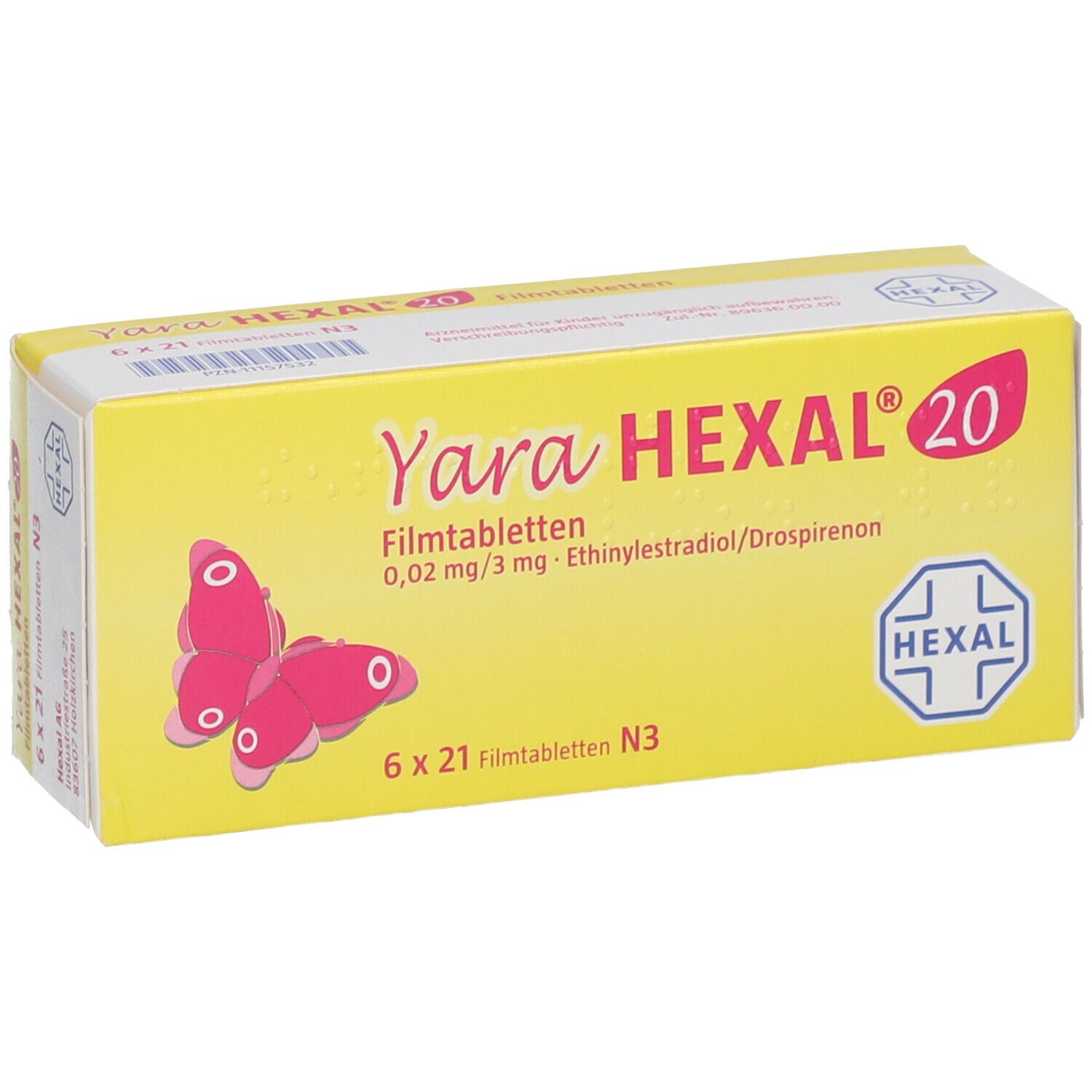 Yara HEXAL® 20 0,02 mg/3 mg