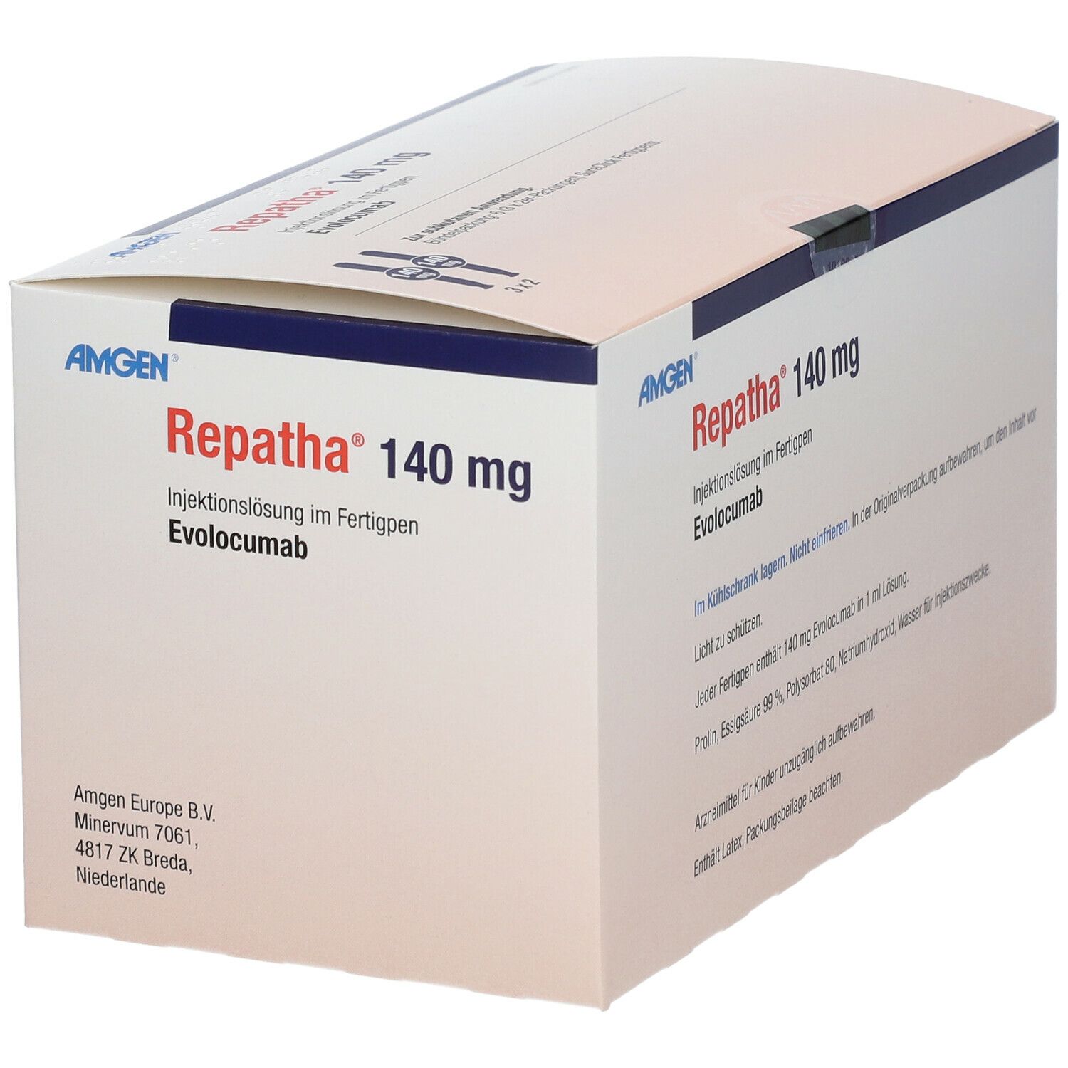 Repatha 140 mg Injektionslösung i.e.Fertigpen 6 St in einem Fertigpen