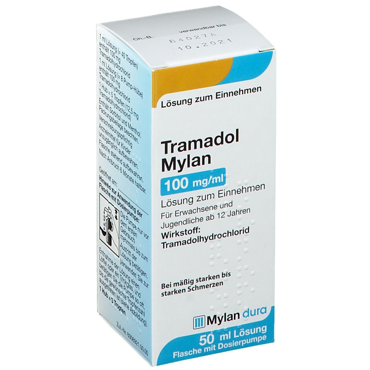 Tramadol Mylan 100 mg/ml