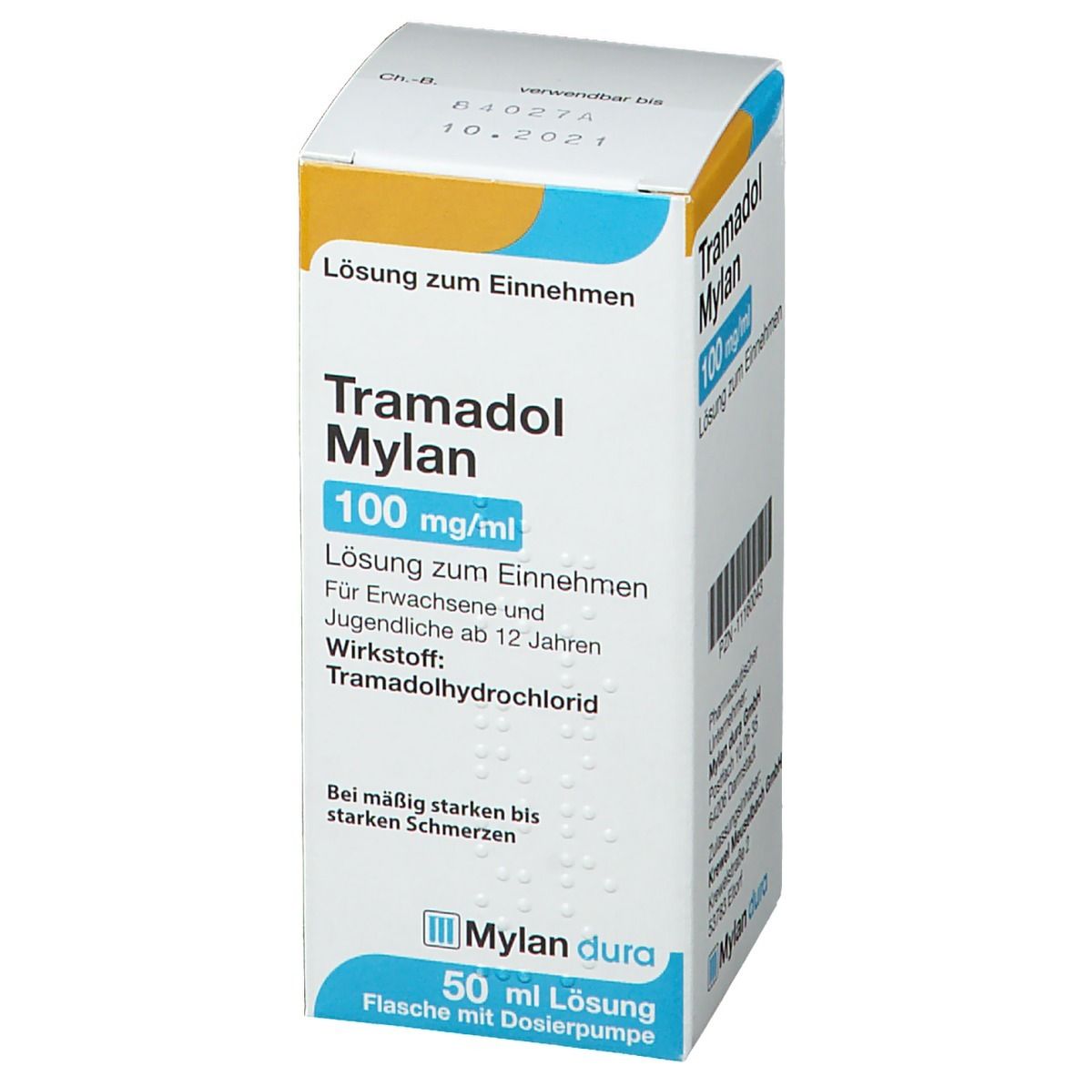 Tramadol Mylan 100 mg/ml