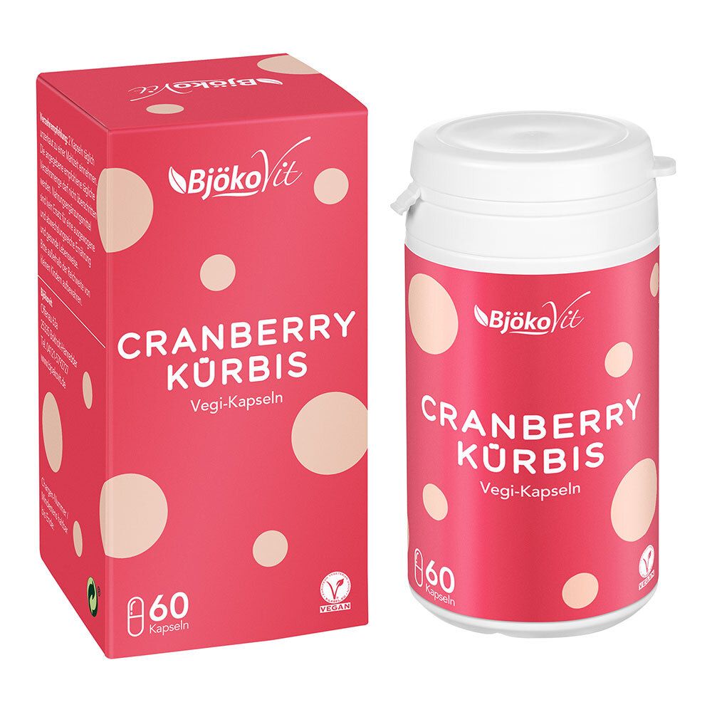 BjökoVit Cranberry-Kürbis Vegi-Kapseln