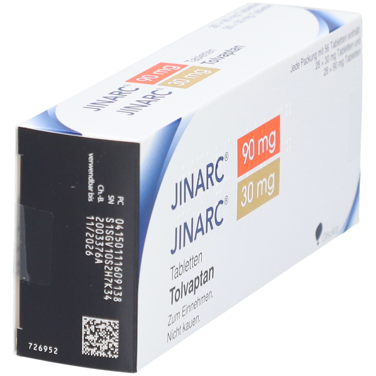 Jinarc 90 mg + 30 Tabletten 56 St