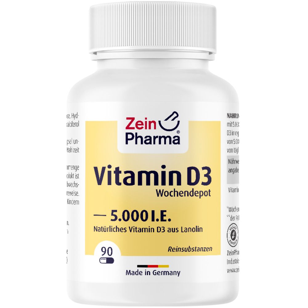 Vitamin D3 Kapseln 5000 I.E. ZeinPharma