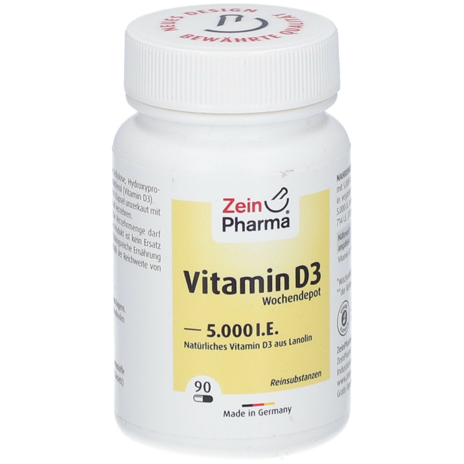 ZeinPharma® Vitamin D3 Kapseln 5000 I.E.