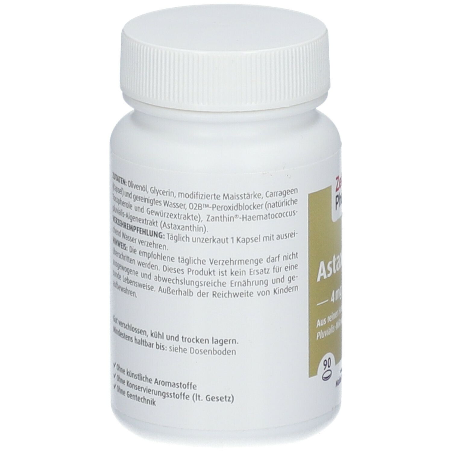 ZeinPharma® Astaxanthin Kapseln 4 mg