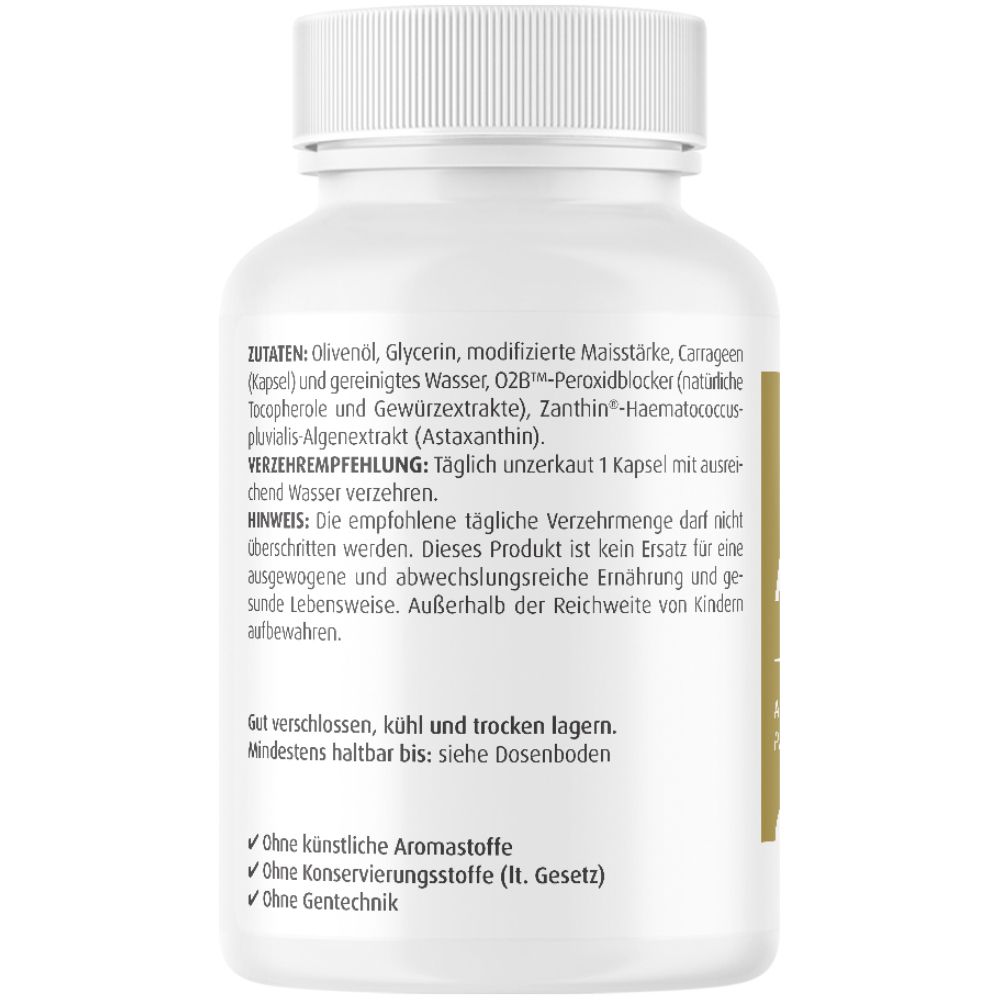 ZeinPharma® Astaxanthin Kapseln 4 mg