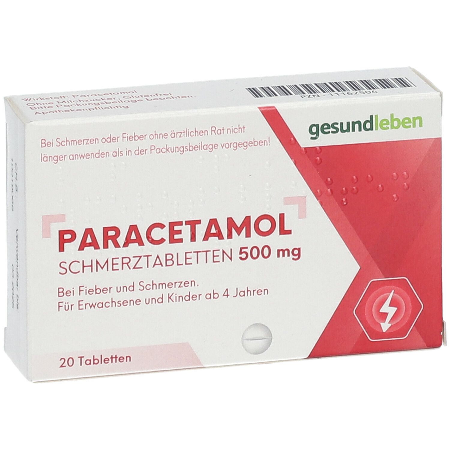gesundleben Paracetamol Schmerztabletten 500 mg