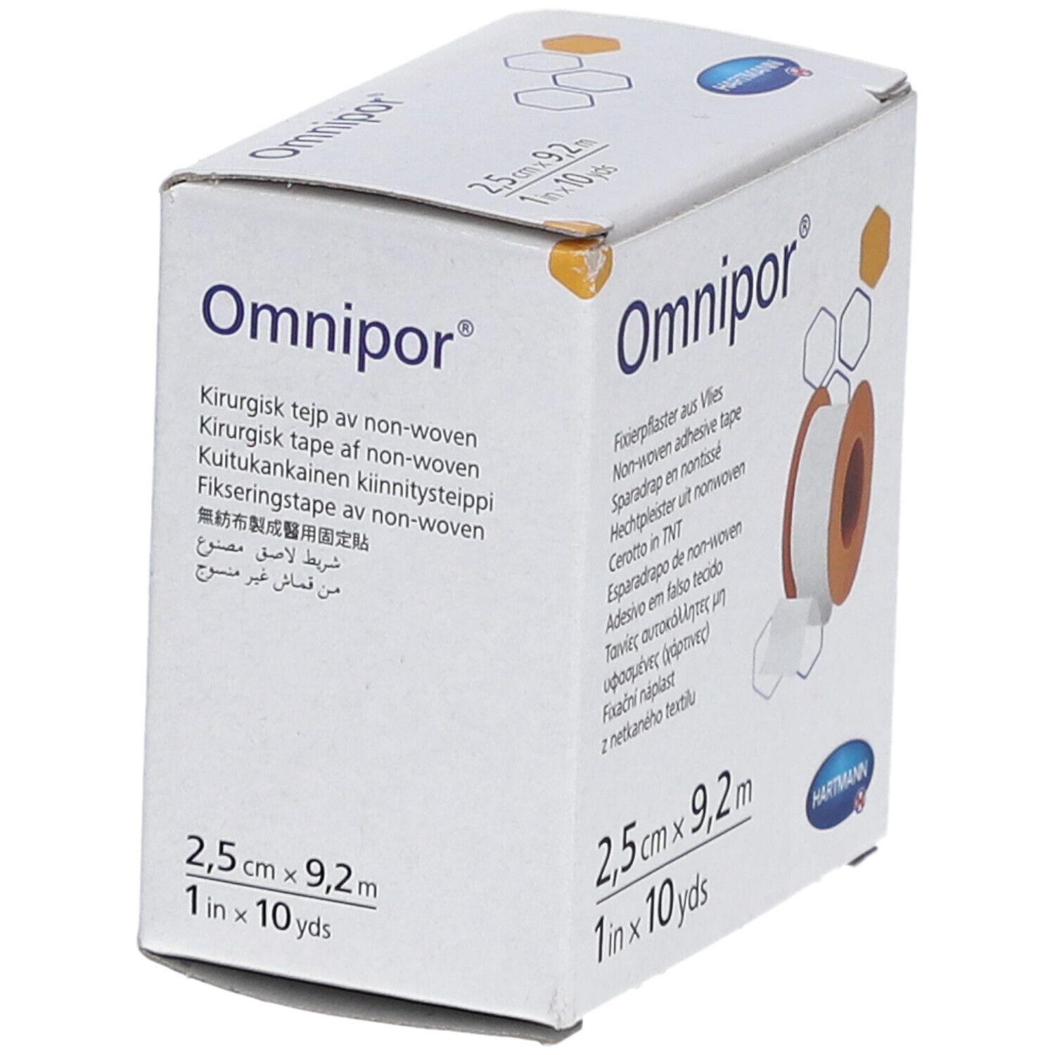 Hartmann Omnipor® Spulenpflaster 2,5 x 9,2 m