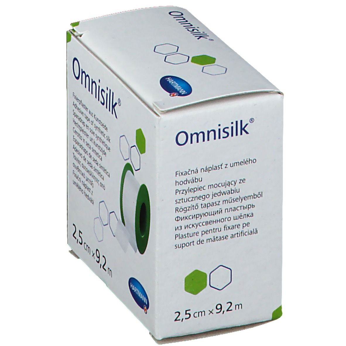 Omnisilk® Fixierpflaster 2,5 cm x 9,2 m