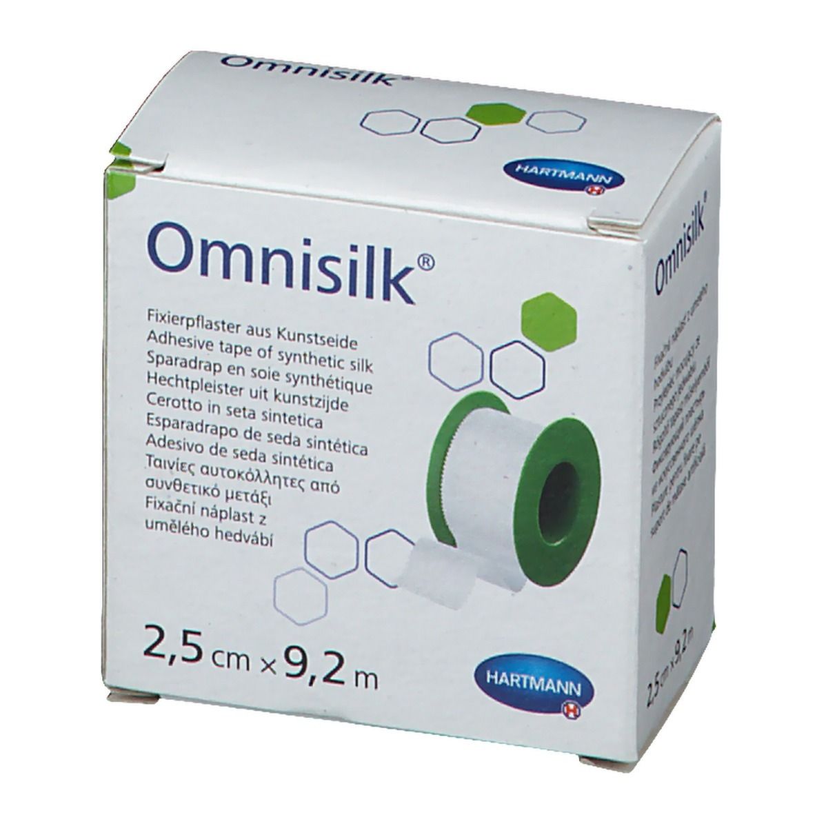 Omnisilk® Fixierpflaster 2,5 cm x 9,2 m