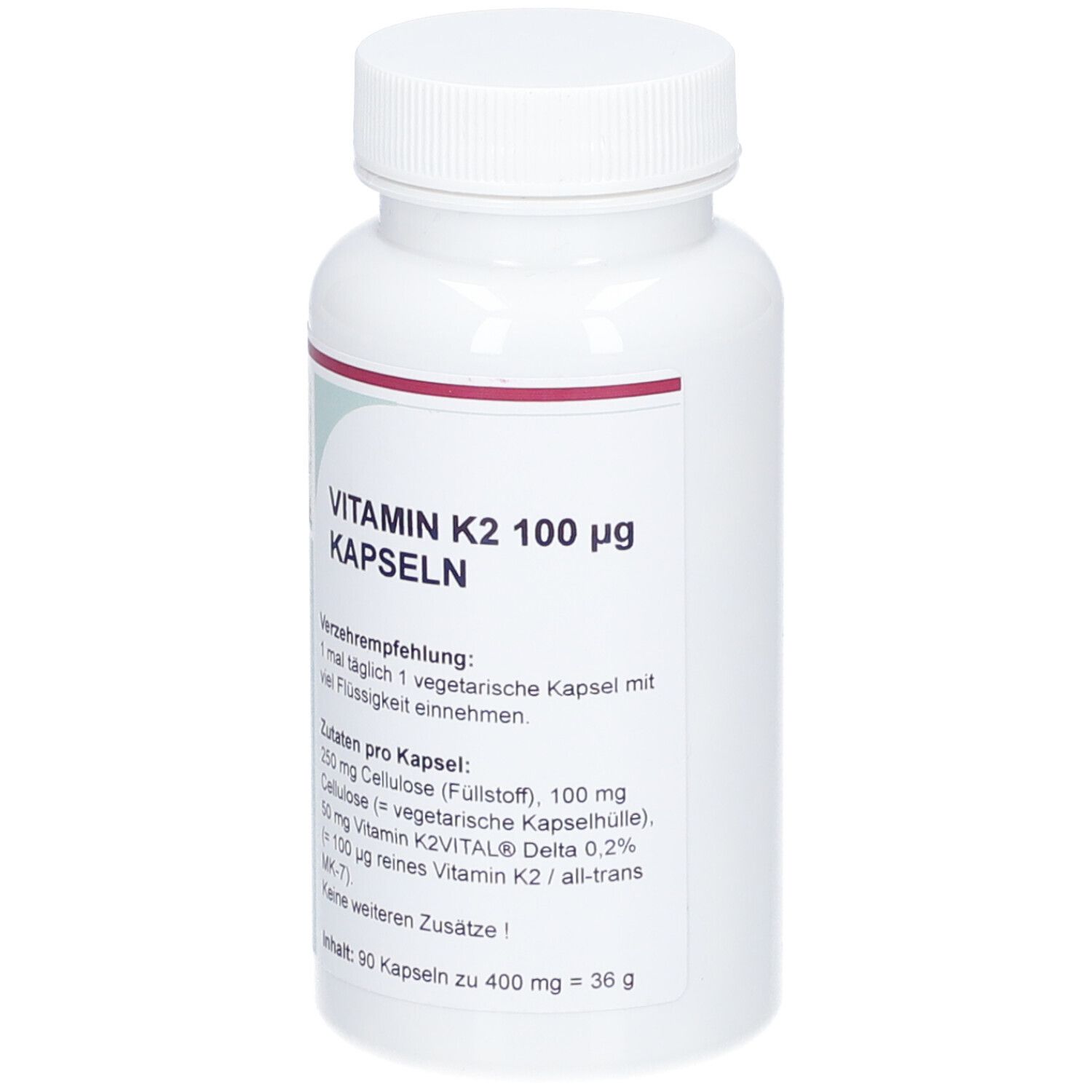 Vitamin K2 (MK7) 100 µg Kapseln