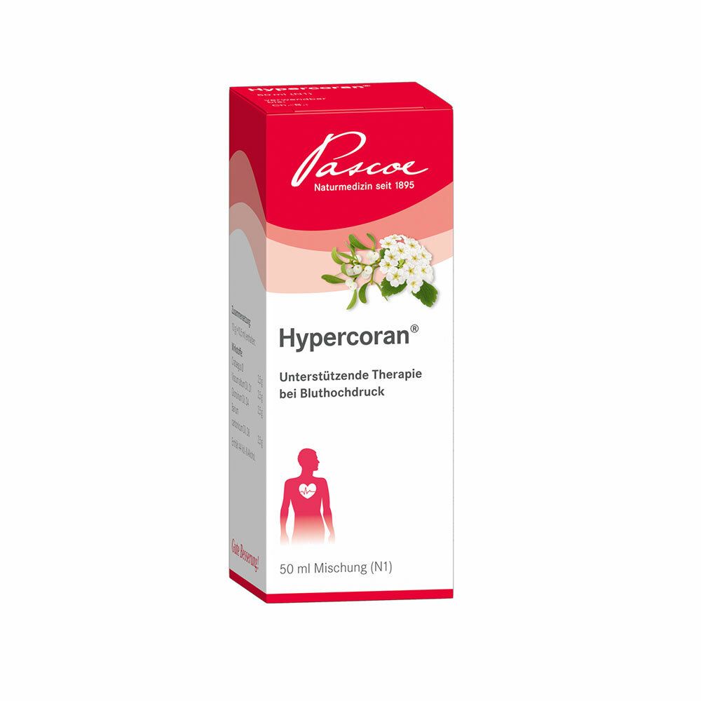 Hypercoran® Tropfen natürliches Herzmittel bei Bluthochdruck u.a. mit Weißdorn und Mistel