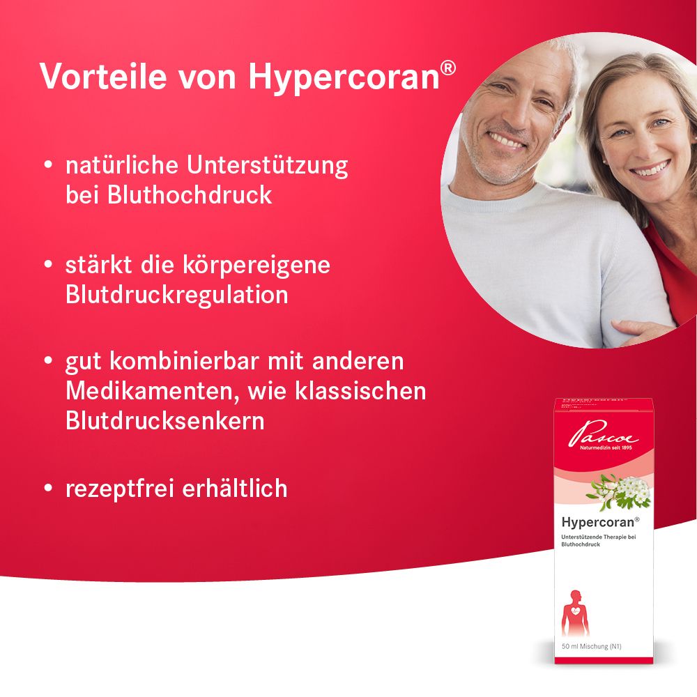 Hypercoran® Tropfen natürliches Herzmittel bei Bluthochdruck u.a. mit Weißdorn und Mistel