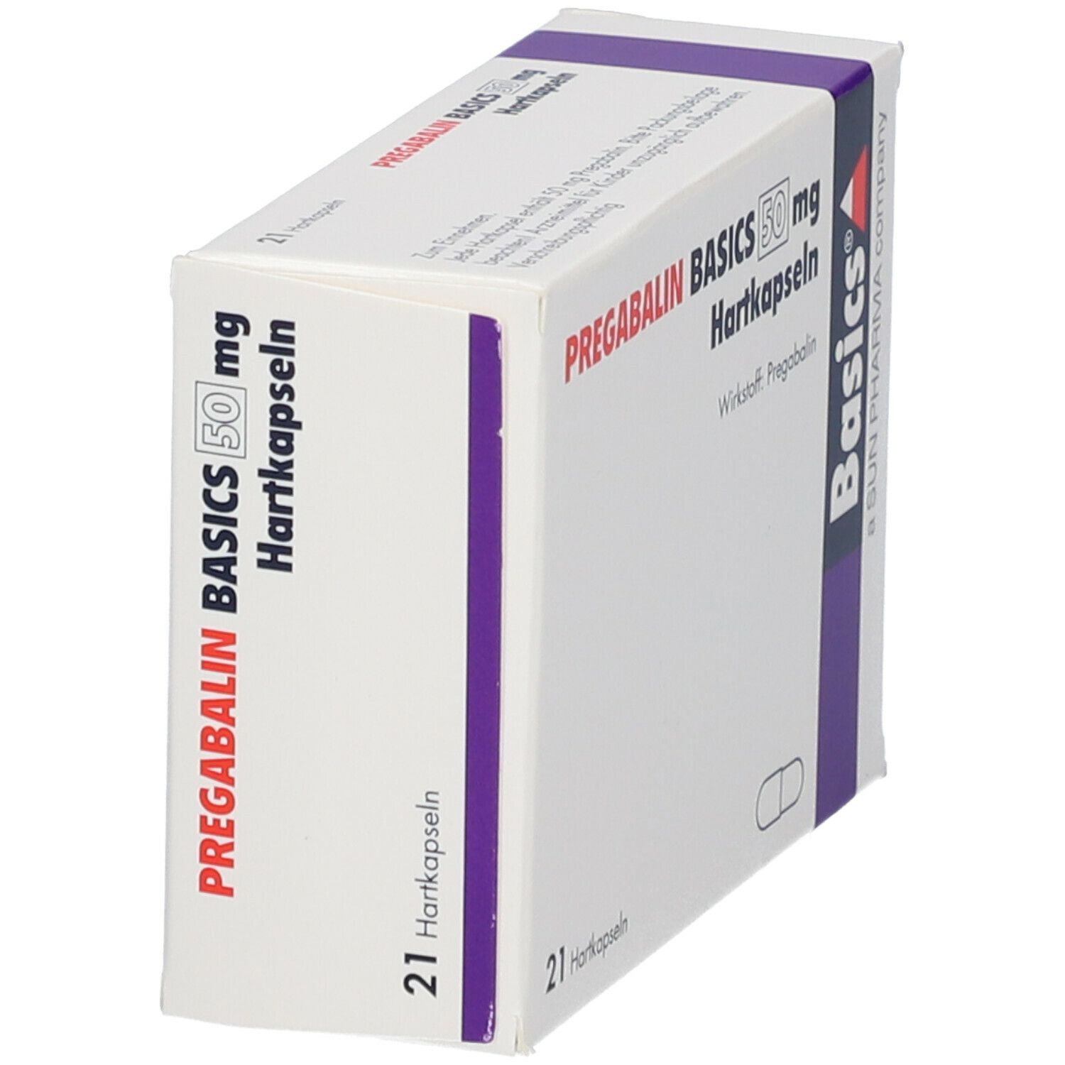 Pregabalin Basics 100 mg Hartkapseln 21 St