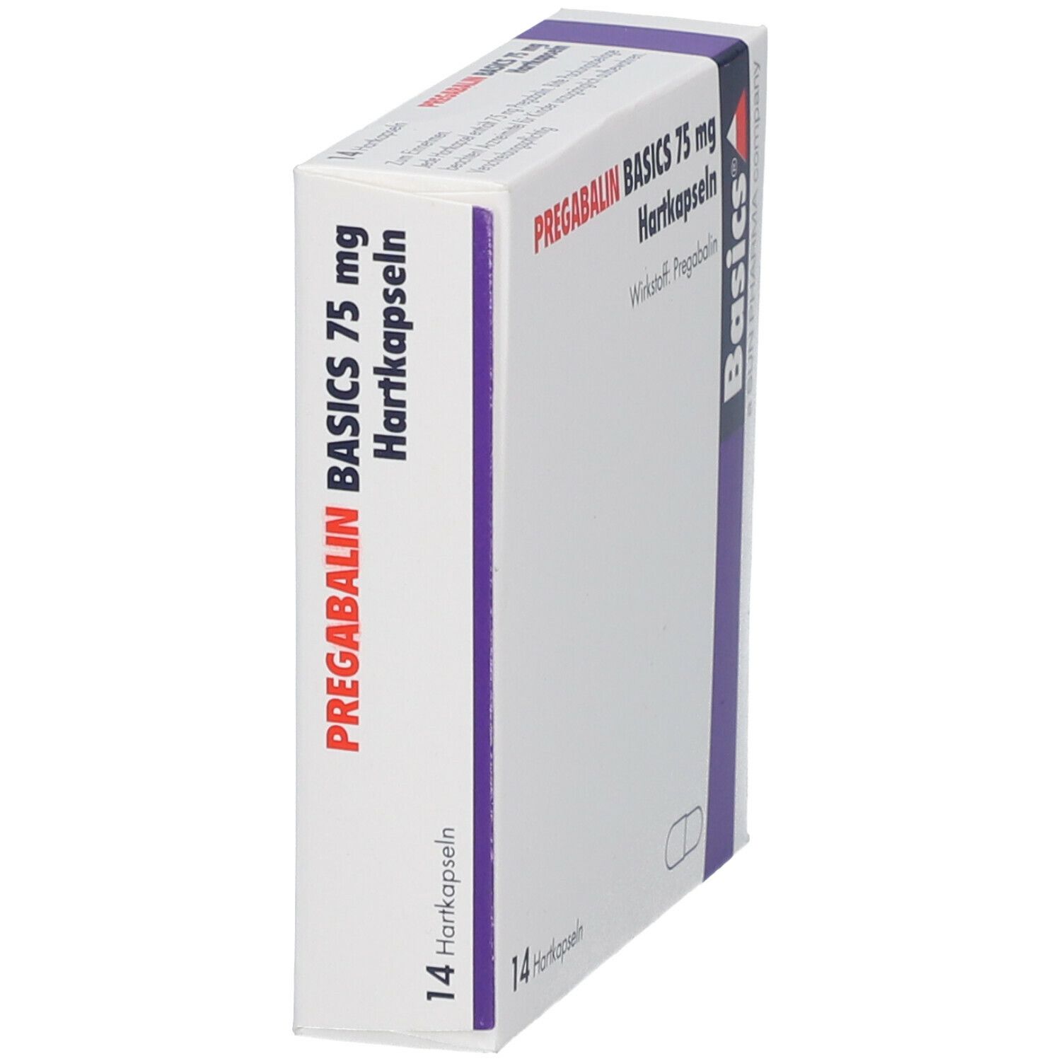 Pregabalin Basics 75 mg Hartkapseln 14 St