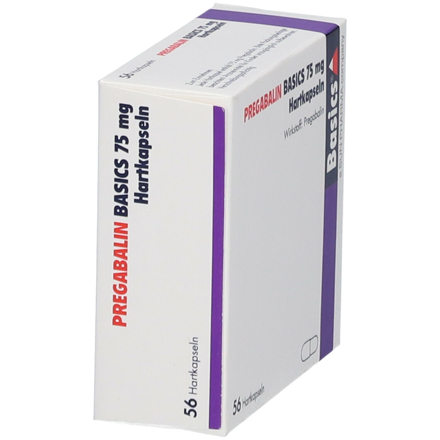 Pregabalin Basics 75 mg Hartkapseln 56 St