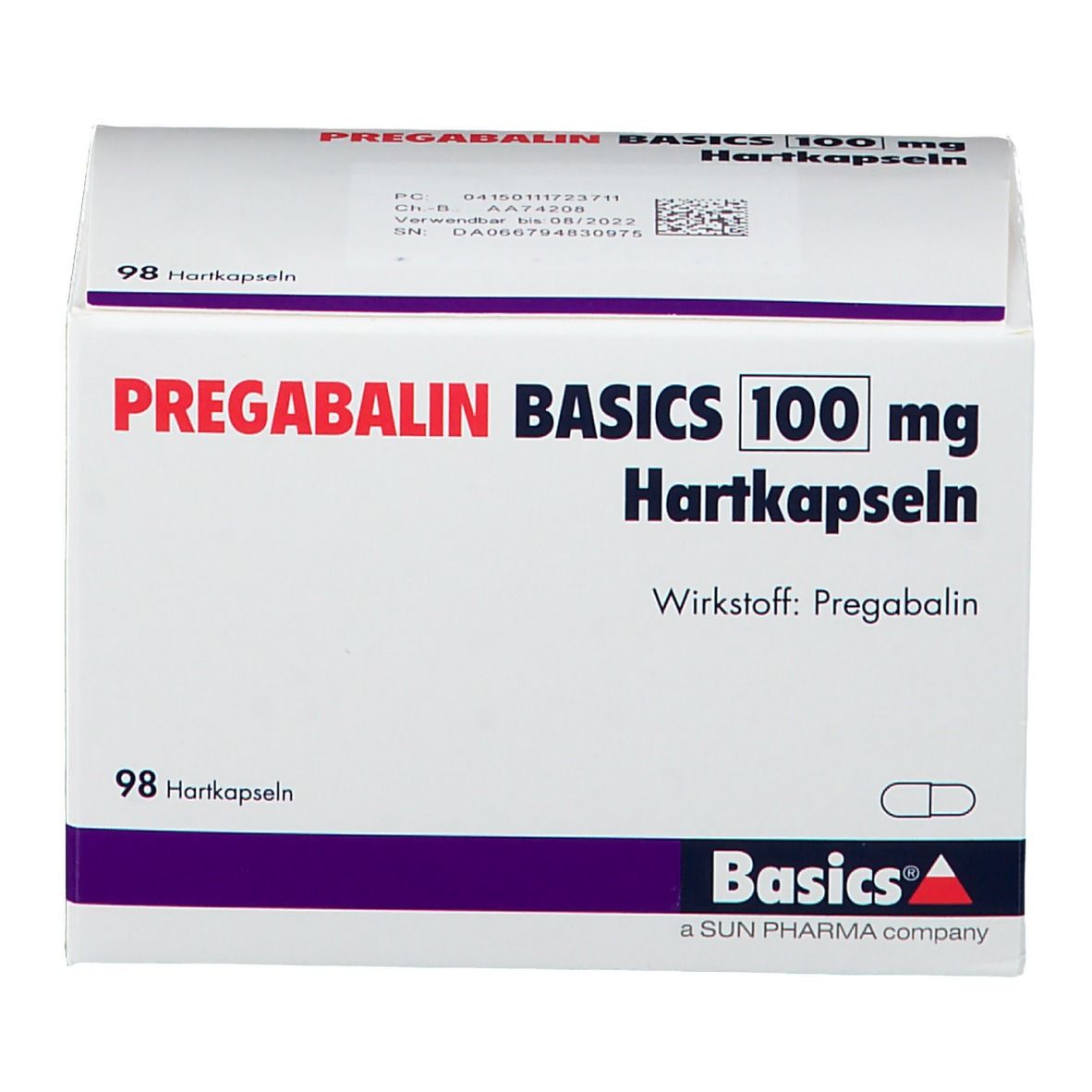 PREGABALIN BASICS 100 mg