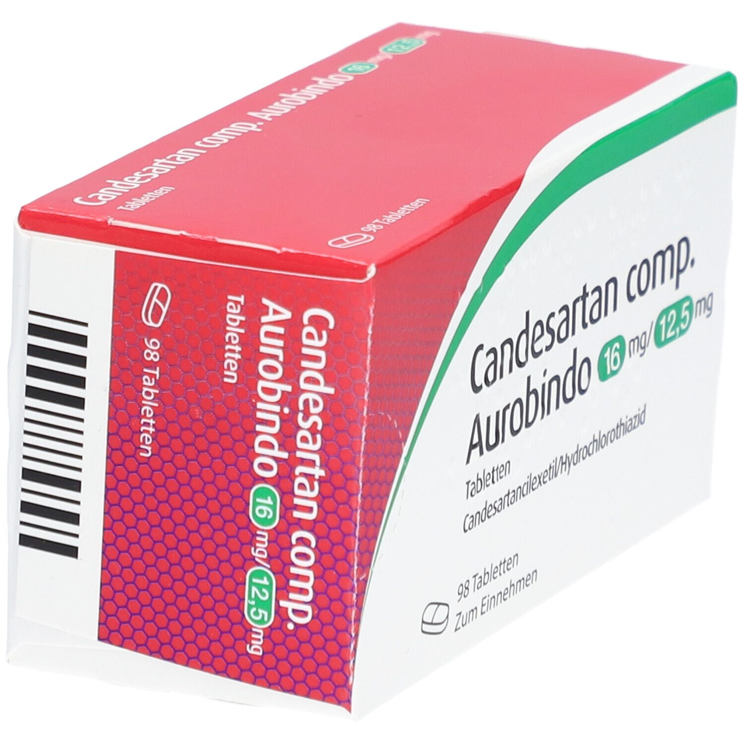 Candesartan comp. Aurobindo 16 mg/12,5 mg Tabl. 98 St Tabletten