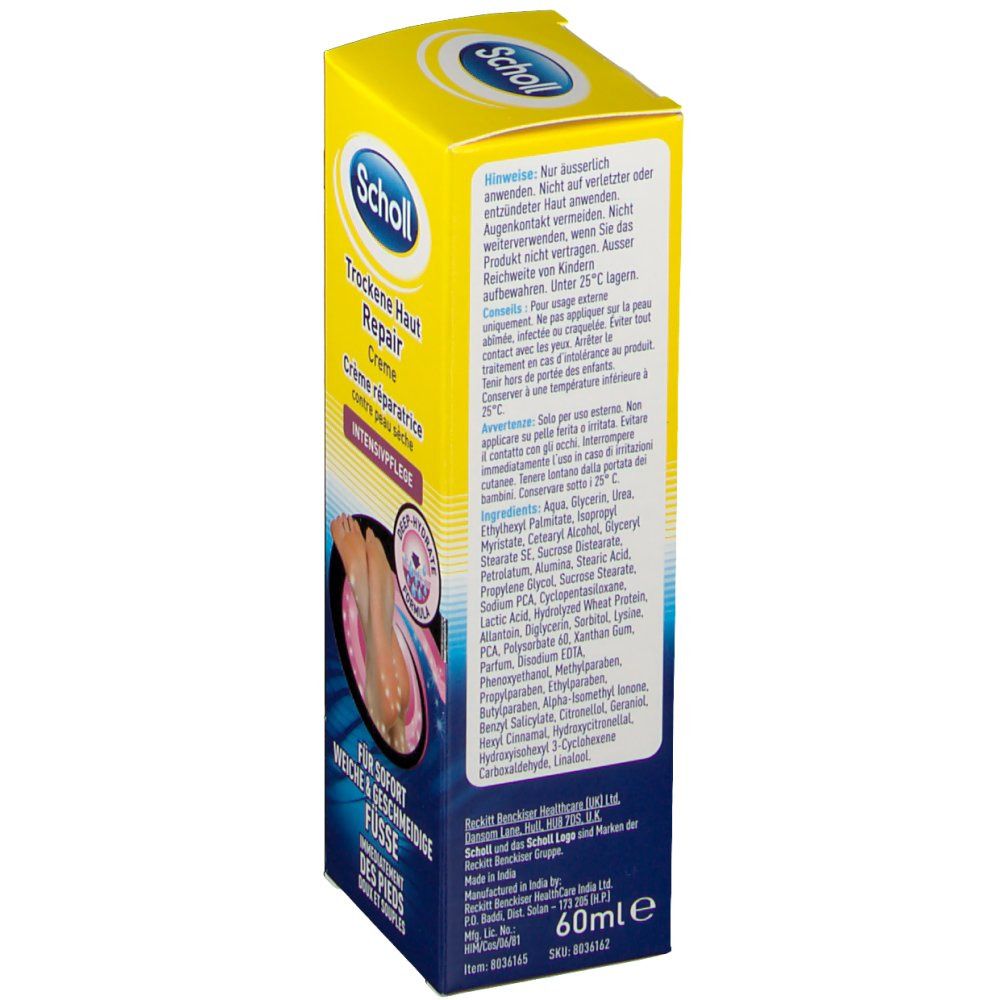 Scholl Trockene Haut Repair Creme