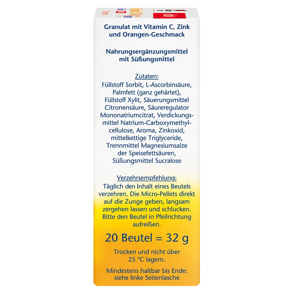 Doppelherz® aktiv Vitamin C 500 + Zink Depot DIRECT