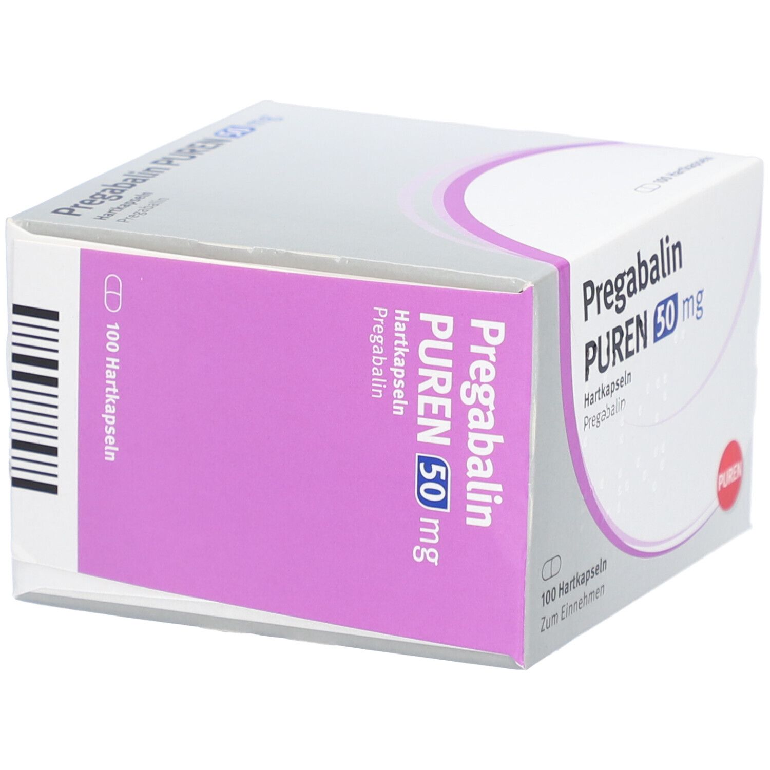 Pregabalin Puren 50 mg Hartkapseln 100 St