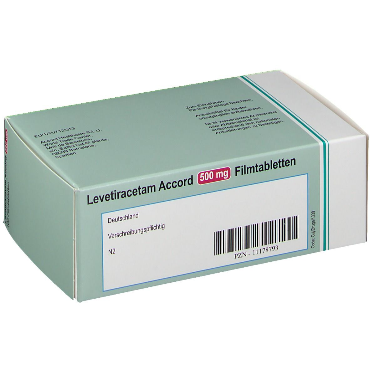 Levetiracetam Accord 500Mg