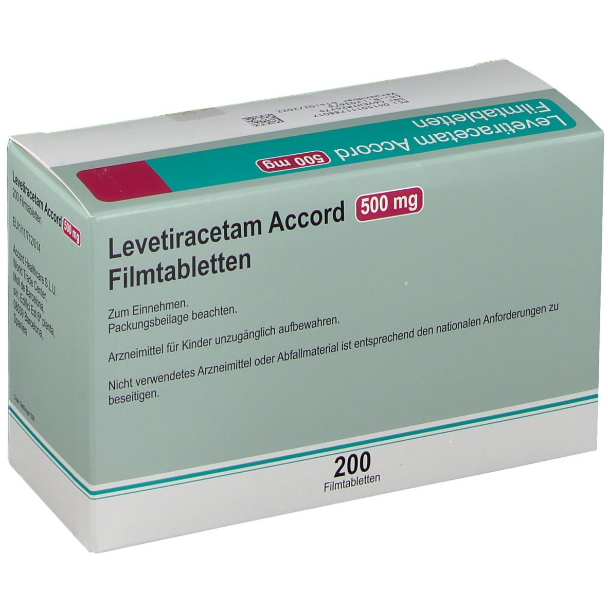 Levetiracetam Accord 500Mg