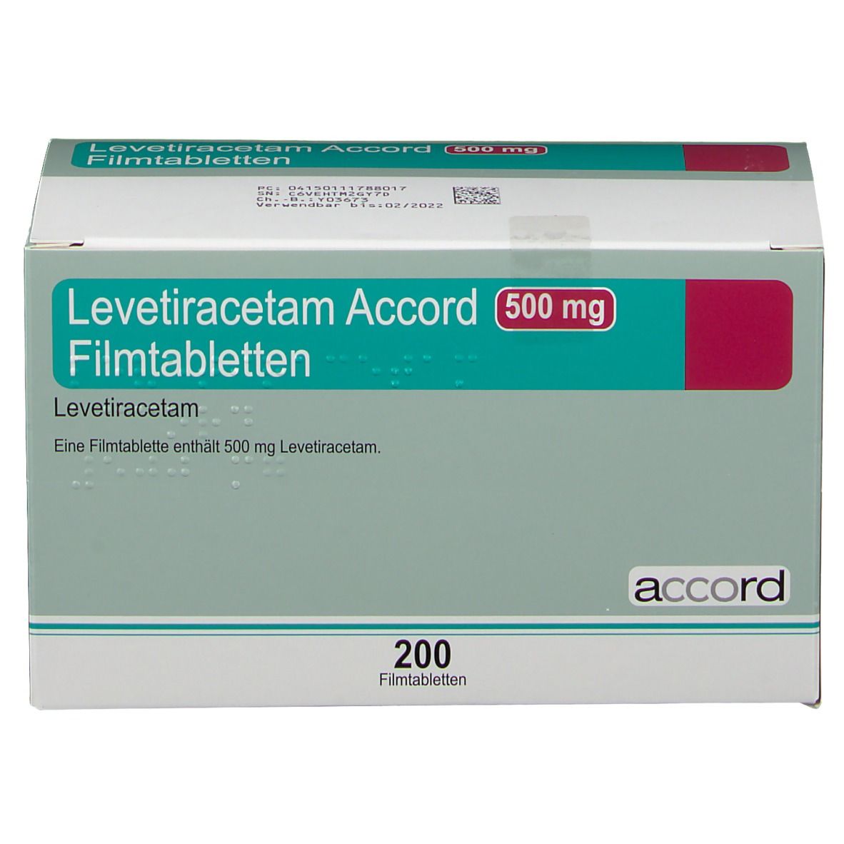 Levetiracetam Accord 500Mg