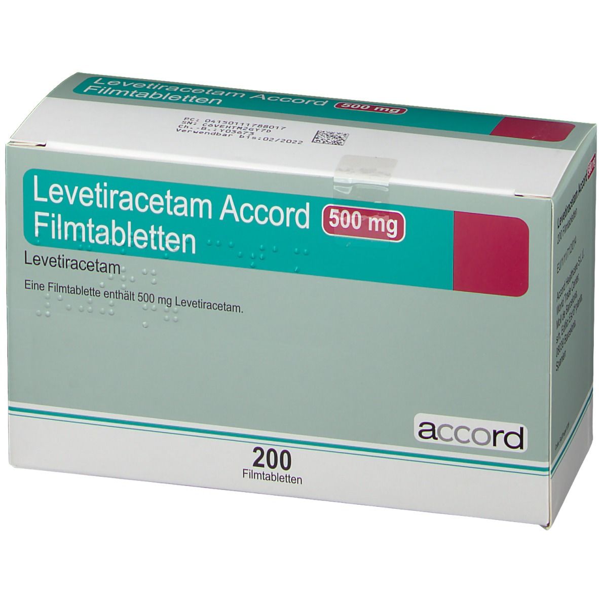 Levetiracetam Accord 500Mg