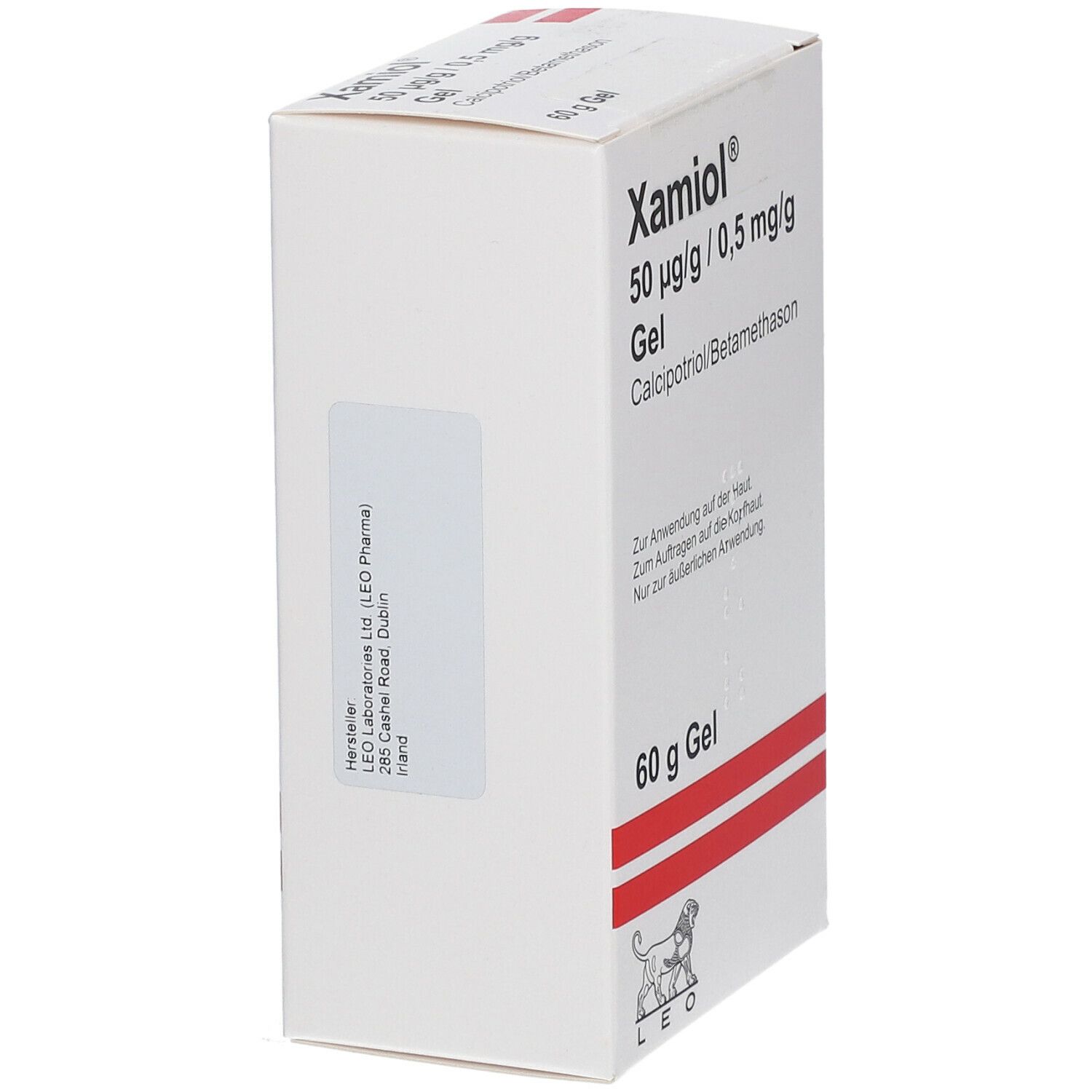 Xamiol 50 Mikrogramm/g+0,5 mg/g Gel 60 g