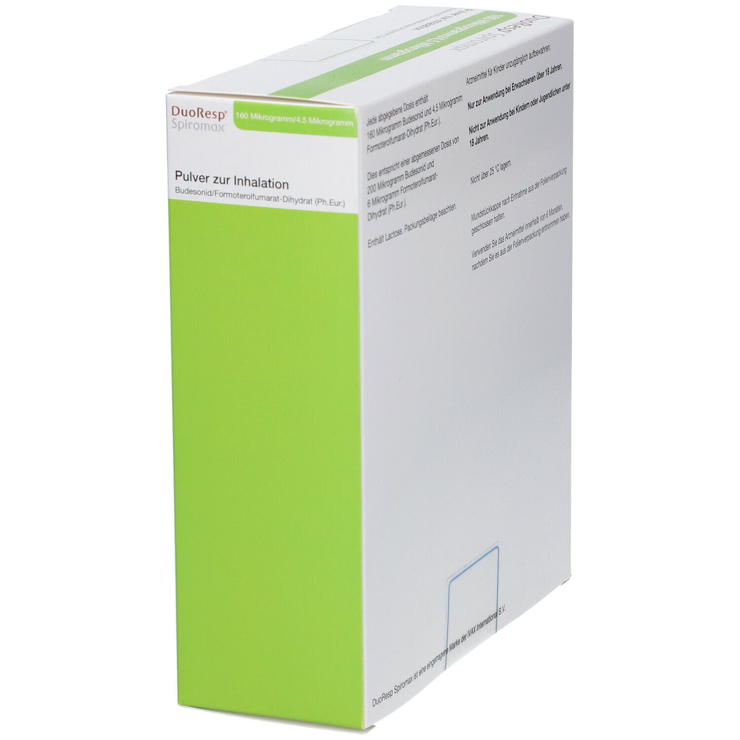 Duoresp Spiromax 160 µg/4,5 µg/Dosis