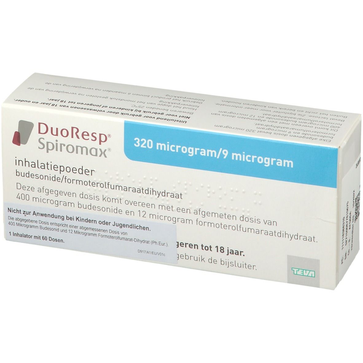 Duoresp Spiromax 320 µg/9 µg/Dosis