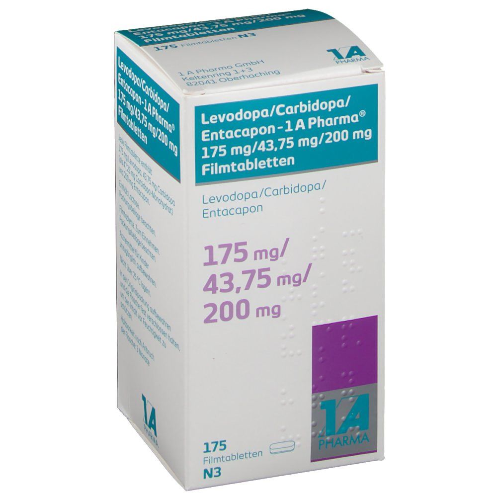 LEVODOPA/Carbidopa/Entacapon 1A Ph.175/43,75/200mg