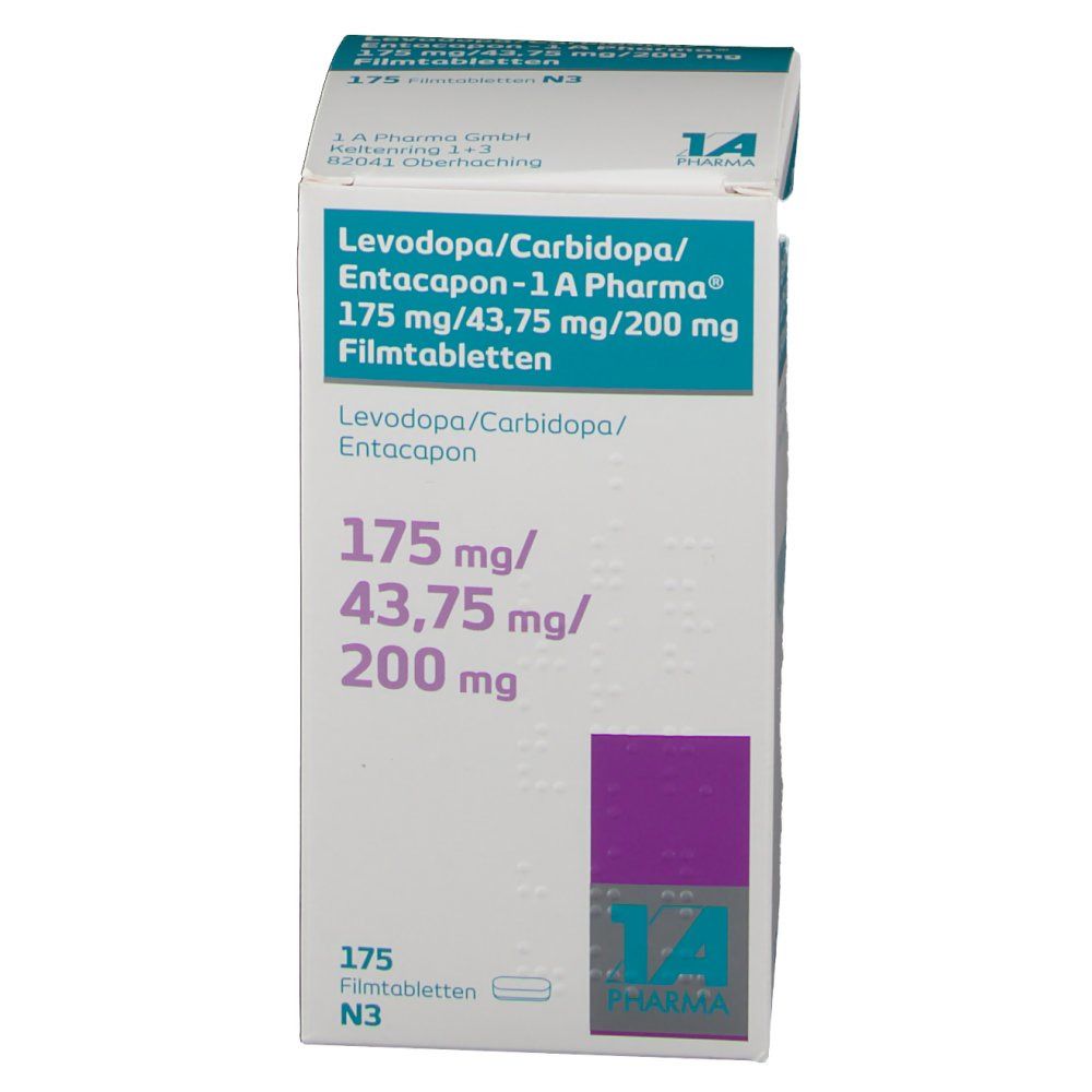 LEVODOPA/Carbidopa/Entacapon 1A Ph.175/43,75/200mg