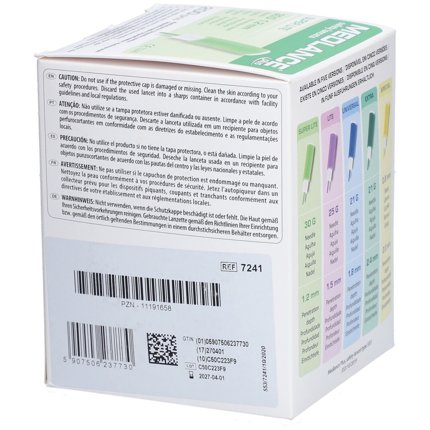 MEDLANCE® plus Lite Sicherheitslanzetten 30 G