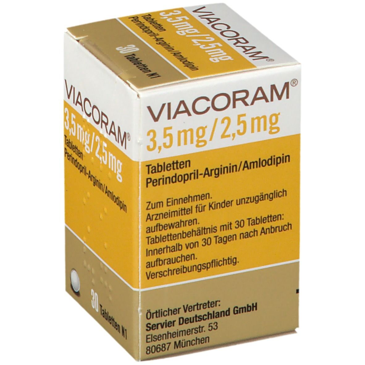 Viacoram 3,5 mg/2,5 mg Tabletten 30 St