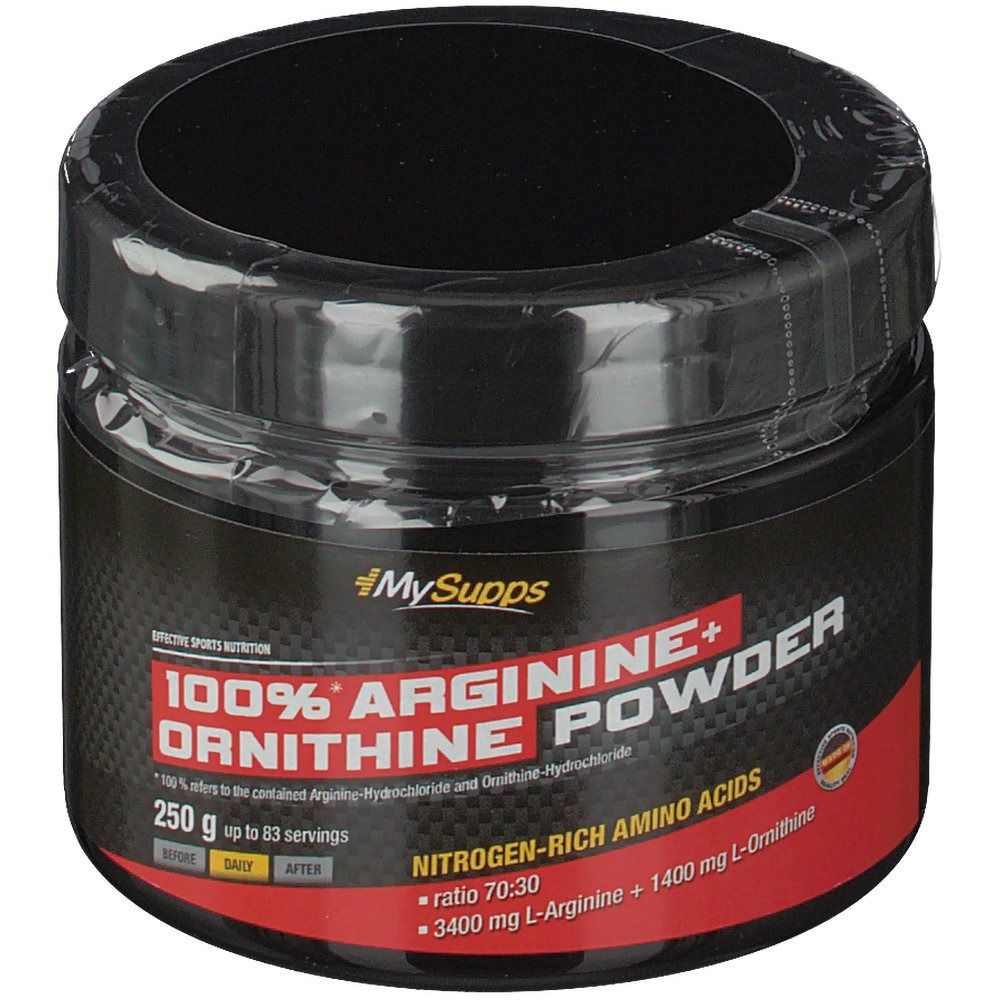 100% Arginine + Ornithine