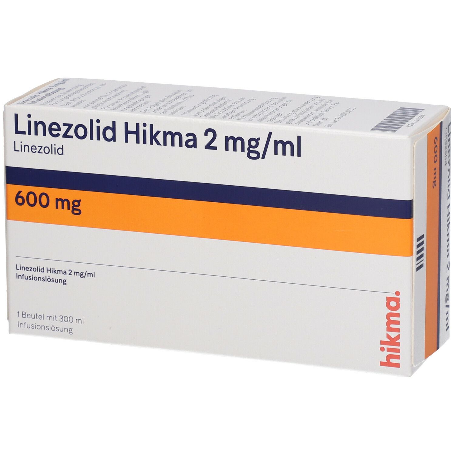LINEZOLID Hikma 2 mg/ml 600mg Inf.-Lsg.Beutel