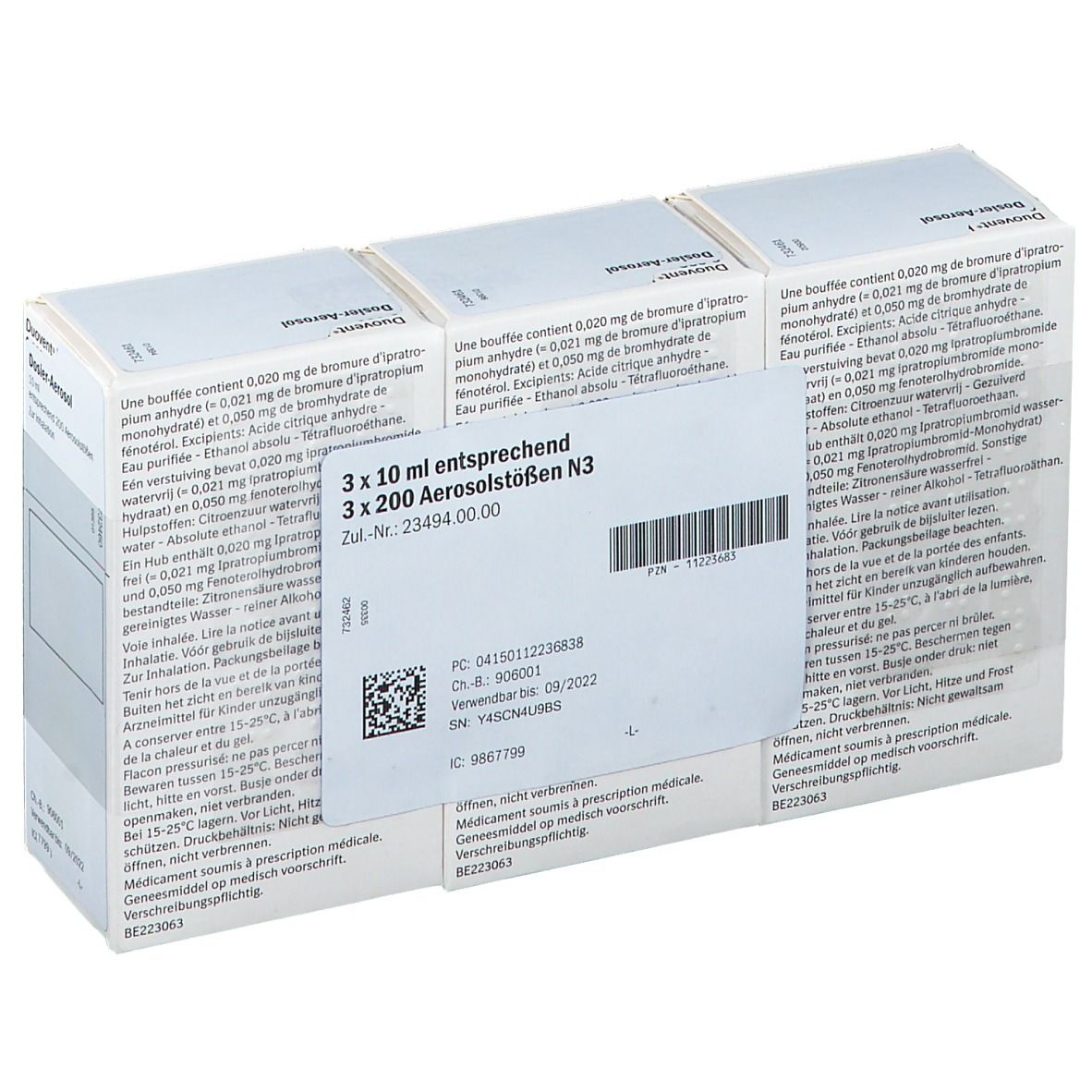 Duovent® 20 µg/50 µg