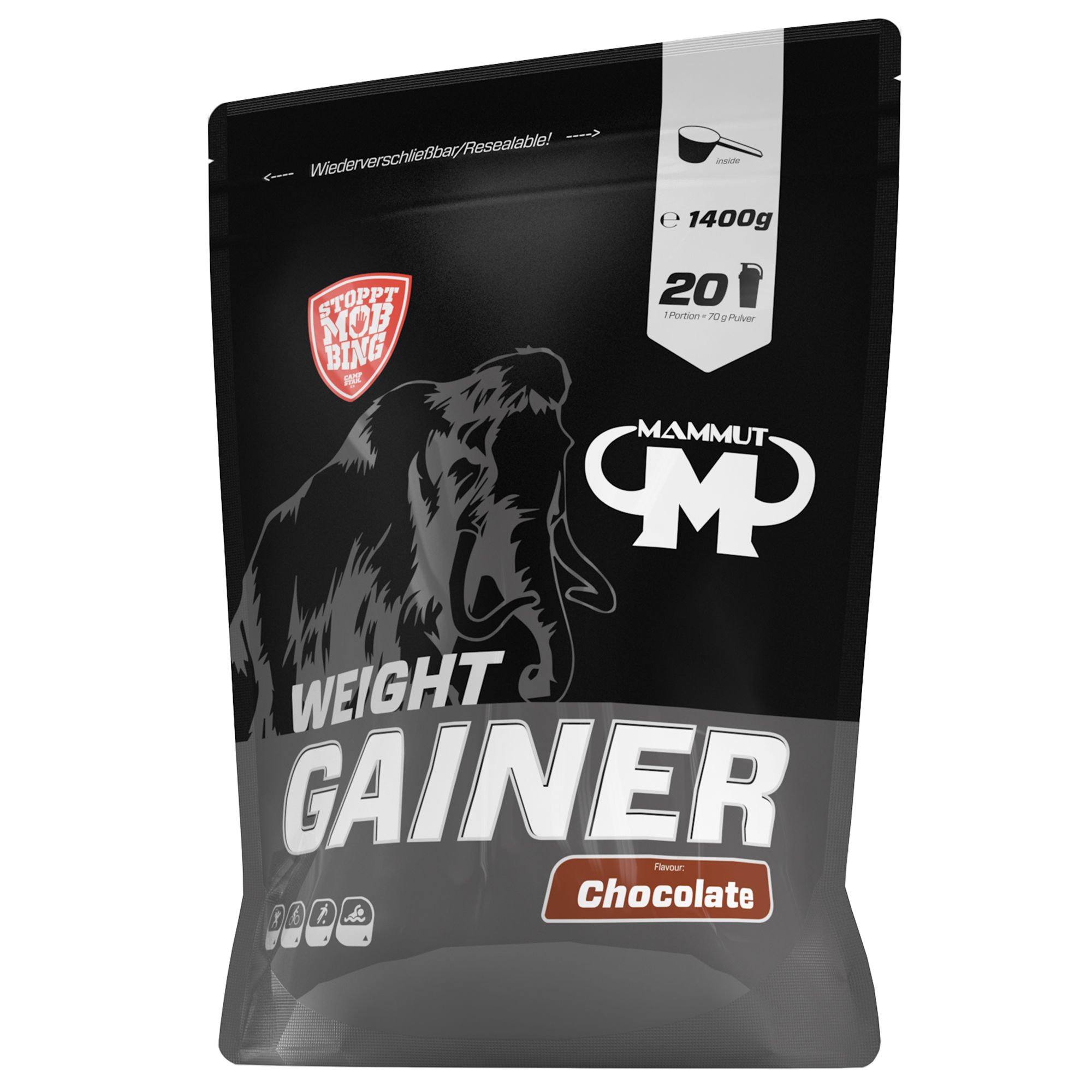 Mammut Weight Gainer Crash 5000, chocolat